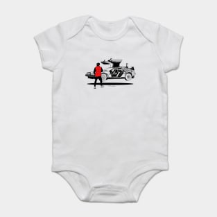 Marty McFly DeLorean Baby Bodysuit